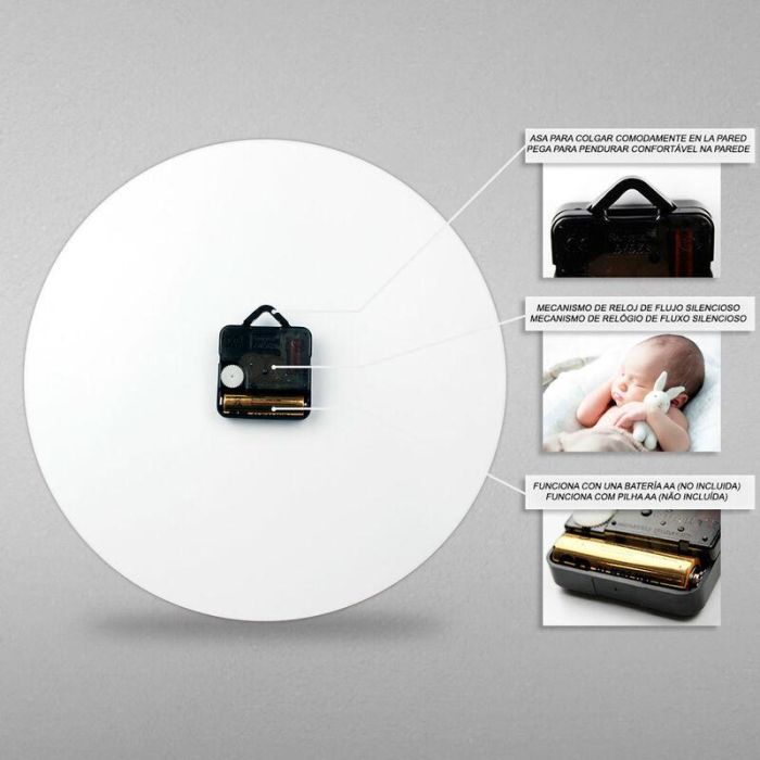 ERT GROUP Reloj de Pared Batman DC Comics 30.5cm con Mecanismo Silencioso y Esfera Brillante y Reflectante 3 ERT GROUP Reloj de Pared Batman DC Comics 30.5cm con Mecanismo Silencioso y Esfera Brillante y Reflectante 3