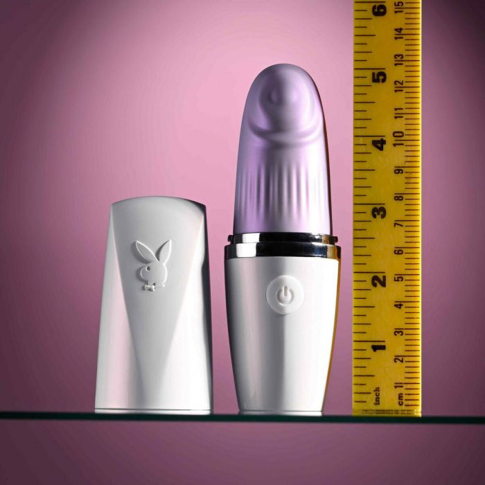 Estimulador de Clítoris Playboy Getaway Morado Rosa 11