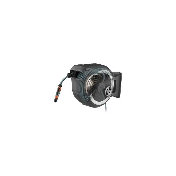 GARDENA Enrollador de Manguera de Pared RollUp M/L, 25 m, Blanco 5