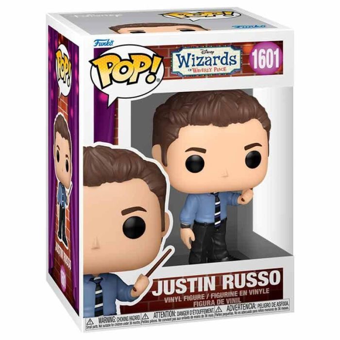 Funko Figura POP Disney Wizards of Waverly Place Justin Russo Vinilo 9cm