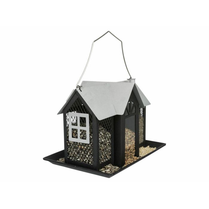 Comedero para Pájaros Trixie Negro 2 L 26 x 19 x 19 cm 12 Comedero para Pájaros Trixie Negro 2 L 26 x 19 x 19 cm 12