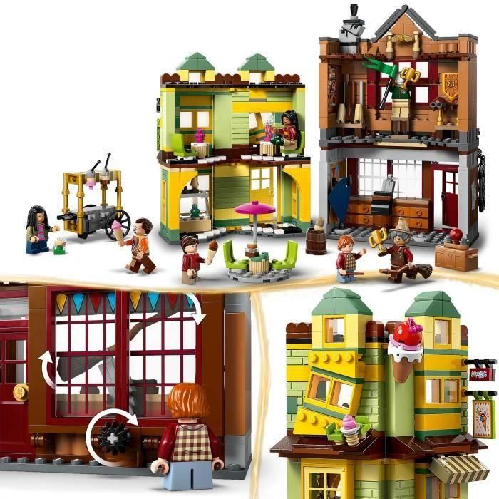 LEGO 76452 Harry Potter Tienda de Accesorios de Quidditch y Heladería, Set de Juego de Construcción para Niños a partir de 8 Años 2 LEGO 76452 Harry Potter Tienda de Accesorios de Quidditch y Heladería, Set de Juego de Construcción para Niños a partir de 8 Años 2