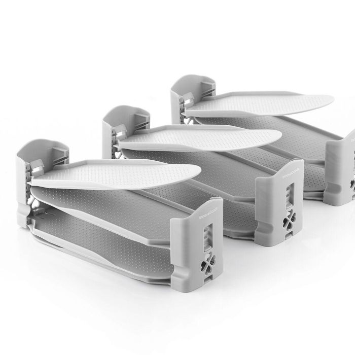 Organizador de Zapatos Regulable Sholzzer InnovaGoods 6 Unidades 2 Organizador de Zapatos Regulable Sholzzer InnovaGoods 6 Unidades 2