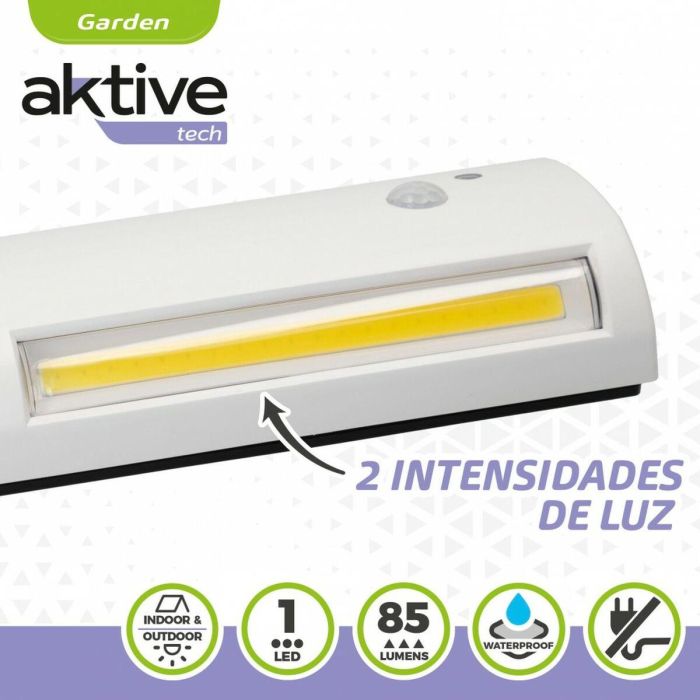 Lámpara LED Aktive Pared Exterior Plástico (12 Unidades) 1 Lámpara LED Aktive Pared Exterior Plástico (12 Unidades) 1