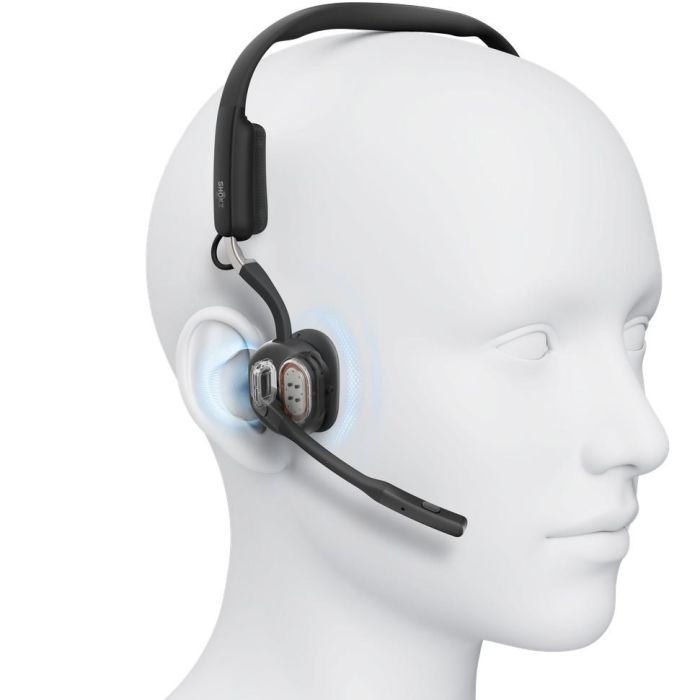 Shokz C610-AA-BK Auriculares Bluetooth de Conducción Ósea Inalámbricos para Oficina y Centro de Llamadas con Dongle USB A 4