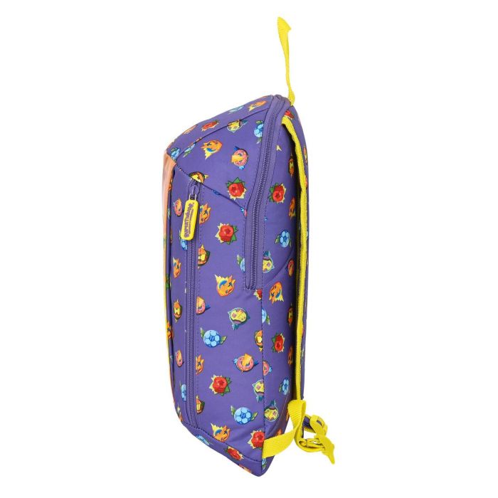 Mochila Infantil SuperThings Guardians of Kazoom Mini Morado Amarillo (22 x 39 x 10 cm) 2