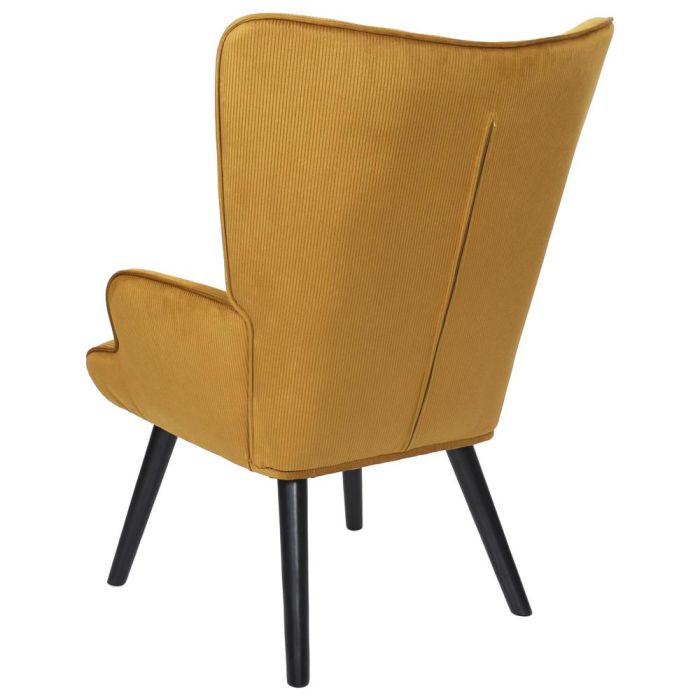 Home Deco Factory Butaca-Sillón Giulia Mostaza Colección Lounge 4