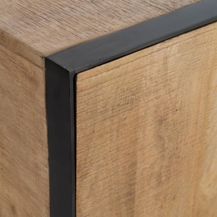 Mueble Tv Natural Madera de Mango Salón 150 X 44 X 55 cm