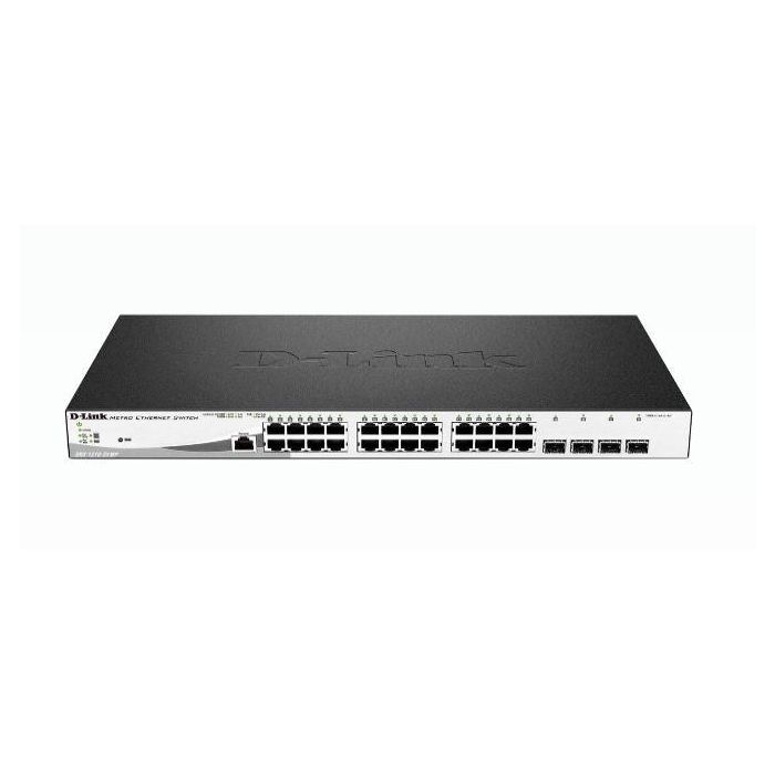 Switch D-Link Smart Plus DGS-1210-28MP 28 Puertos/ RJ-45 10/100/1000 PoE/ SFP Switch D-Link Smart Plus DGS-1210-28MP 28 Puertos/ RJ-45 10/100/1000 PoE/ SFP