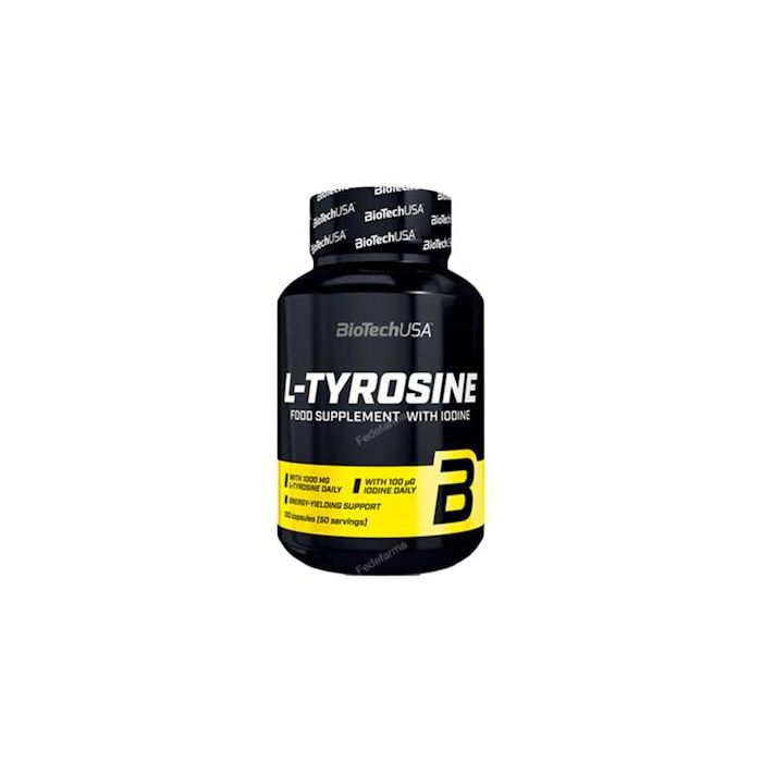 BIOTECHUSA L-Tyrosine 500 mg - 100 Cápsulas