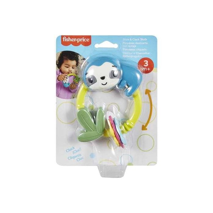 Mattel Sonajeros y Mordedores Animales, Juguete para Bebés a Partir de 1 Mes 2