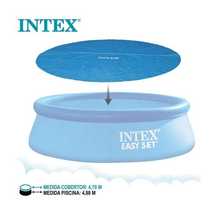Cubrepiscinas Intex 28014 Redondo Solar Ø 488 cm 4 Cubrepiscinas Intex 28014 Redondo Solar Ø 488 cm 4