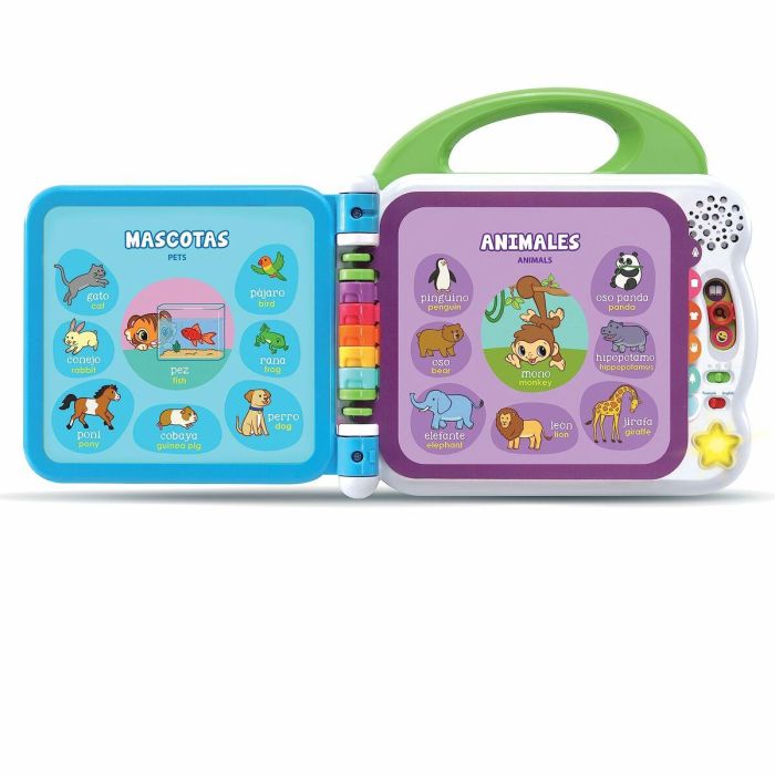 Vtech Libro Interactivo Mis Primeras 100 Palabras Bilingüe Español Inglés 30x6,5x27,9 cm 5