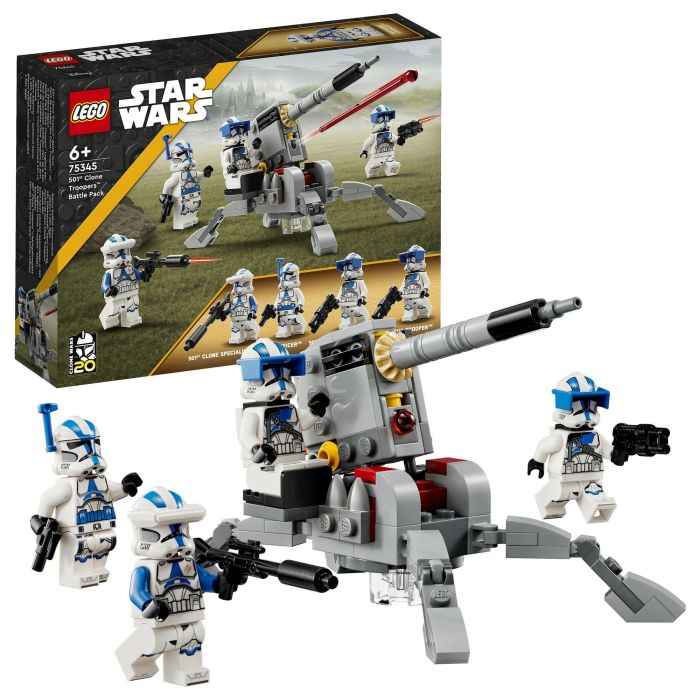 LEGO Star Wars Pack de Combate: Soldados Clon de la 501 75345 Juego de Construcción para Niños a Partir de 6 Años con 119 Piezas 3