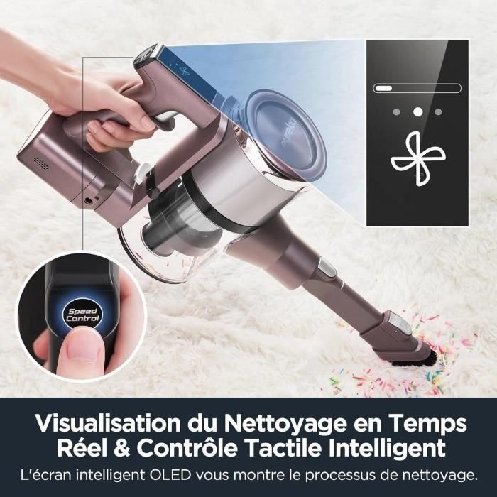 Eureka EUR1726232382587 Aspiradora sin Cable Plegable AK10 Pro - 29.000 Pa, 450 W, 82 dB 1