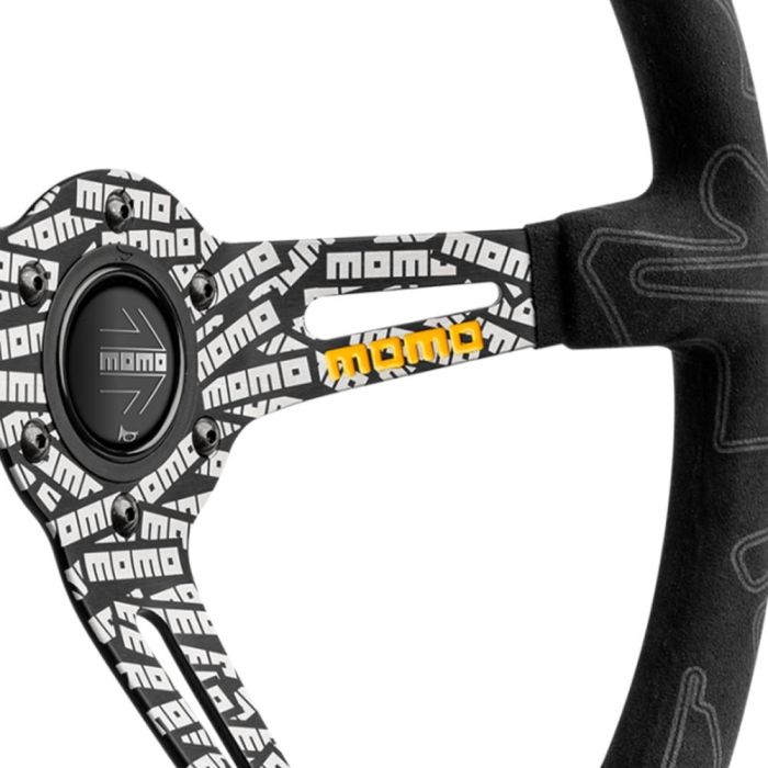 Volante Momo Ultra 350 mm Microfibra Negro MOMVULTRABLK350R 3 Volante Momo Ultra 350 mm Microfibra Negro MOMVULTRABLK350R 3