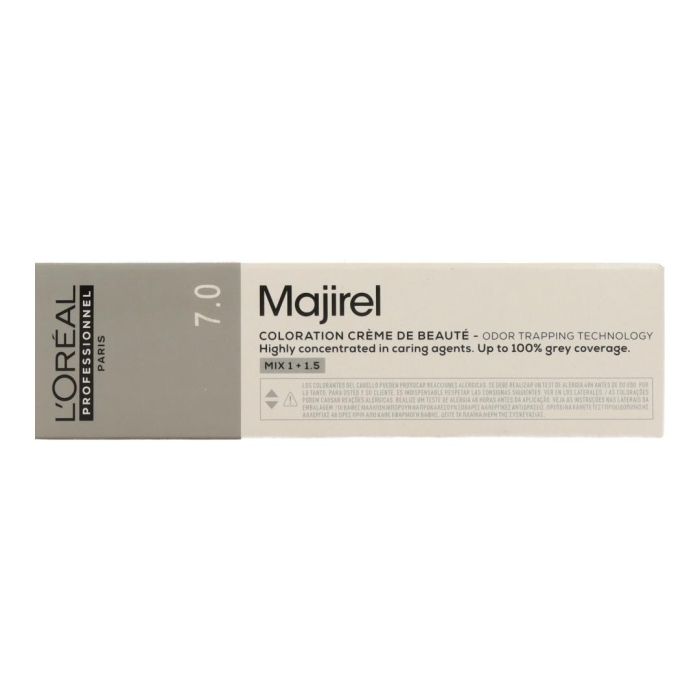 L'Oréal Majirel Fundamental 7.0 60ml - Tinte Permanente Profesional, Cobertura Total de Canas, Tonos Naturales y Duraderos