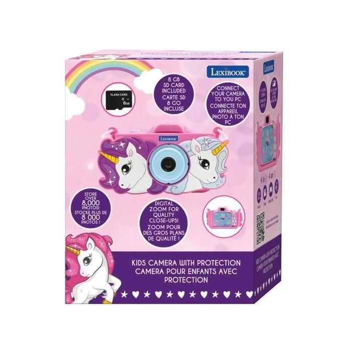 Lexibook AAALY18838 Cámara para niños con protección de unicornio 4