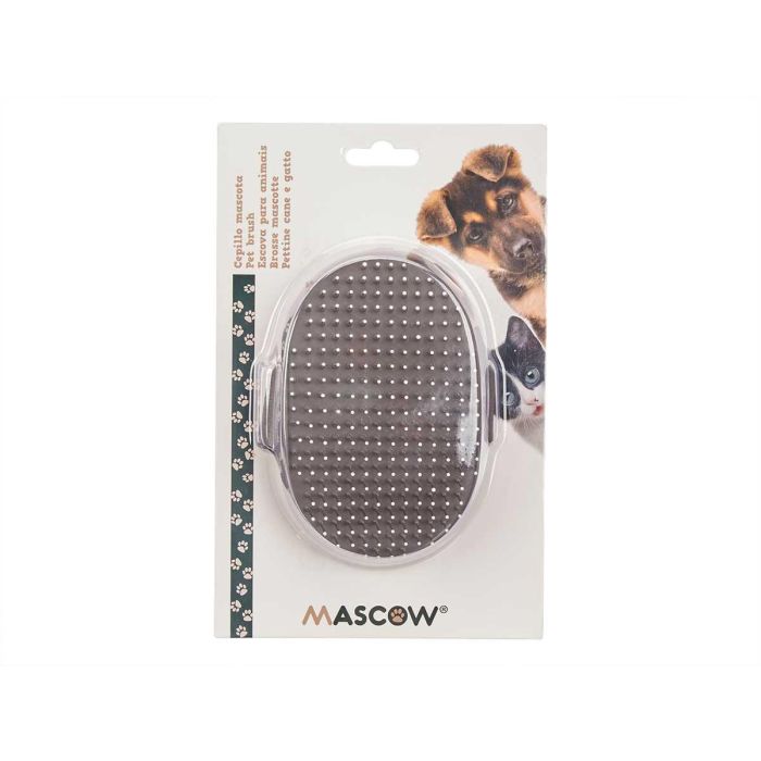 Cepillo Puas Ovalado Metalico Gris Mascow 13X3CM (24 Unidades) 2 Cepillo Puas Ovalado Metalico Gris Mascow 13X3CM (24 Unidades) 2