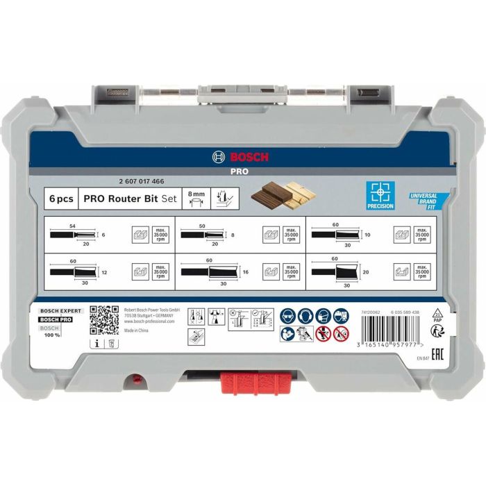 Set de accesorios BOSCH 6 Piezas 1
