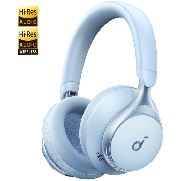 Anker Soundcore Space One Auriculares Over-Ear Bluetooth con Cancelación de Ruido Activa Azul 1 Anker Soundcore Space One Auriculares Over-Ear Bluetooth con Cancelación de Ruido Activa Azul 1