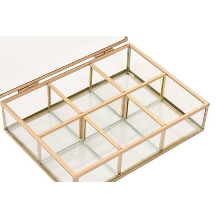 Joyero Glam DKD Home Decor Dorado 16 x 5 x 20 cm 2 Joyero Glam DKD Home Decor Dorado 16 x 5 x 20 cm 2
