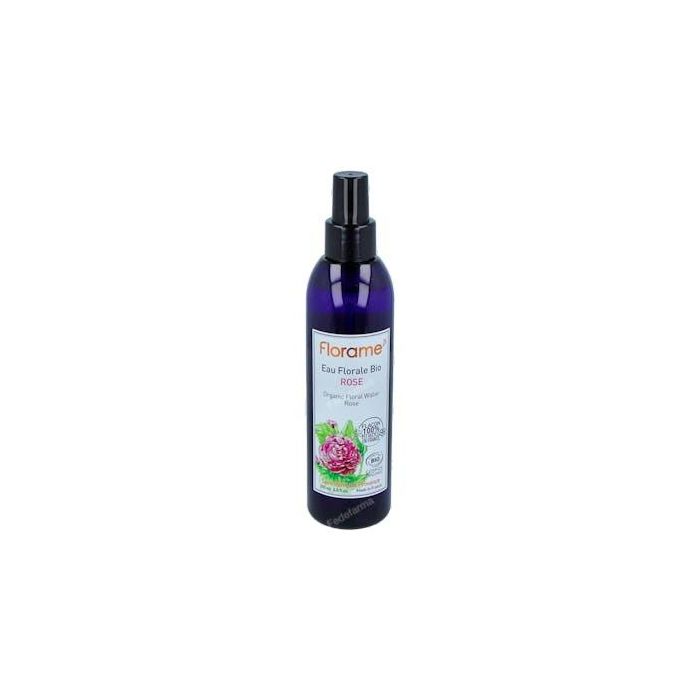 FLORAME Agua Floral Rosas Bio 200ml - Tonifica, Calma, Hidrata y Suaviza Piel Seca y Sensible, Purificante Piel Grasa