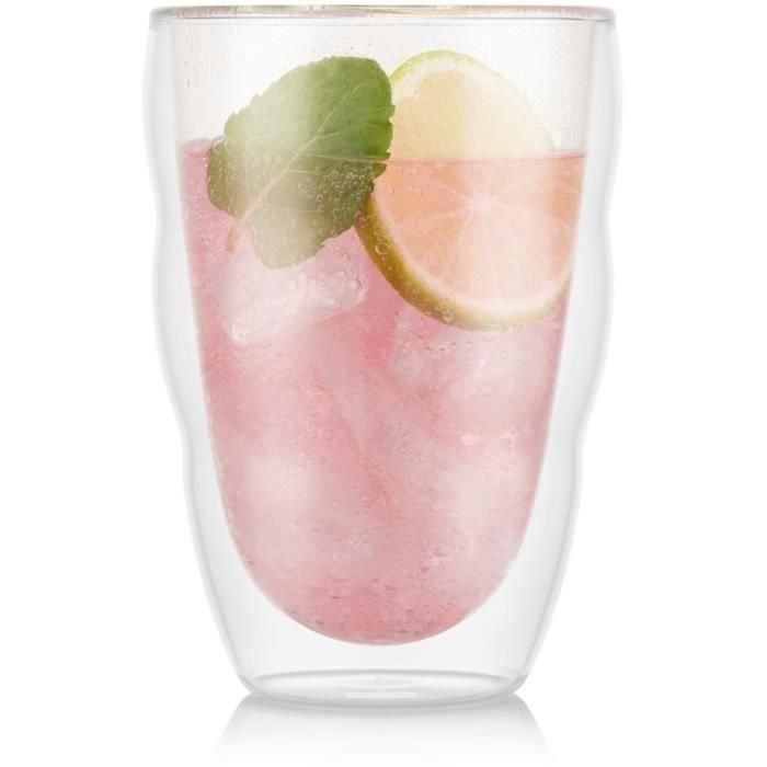 BODUM PILATUS Set de 2 vasos de doble pared 0,35 l Transparente 1 BODUM PILATUS Set de 2 vasos de doble pared 0,35 l Transparente 1
