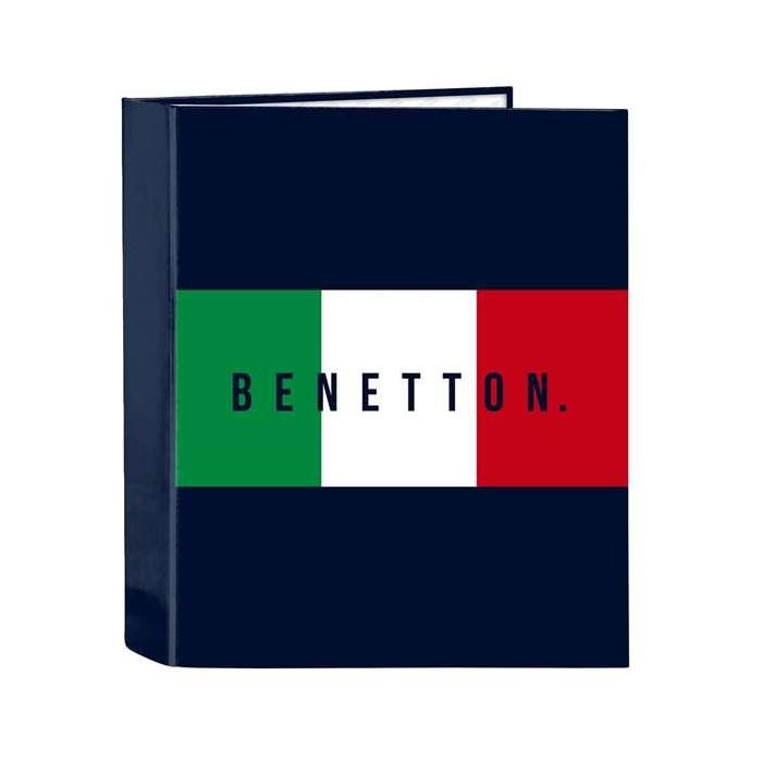 Carpeta Carton Folio 4 Anillas Safta Lomo Ancho Benetton Flag Carpeta Carton Folio 4 Anillas Safta Lomo Ancho Benetton Flag