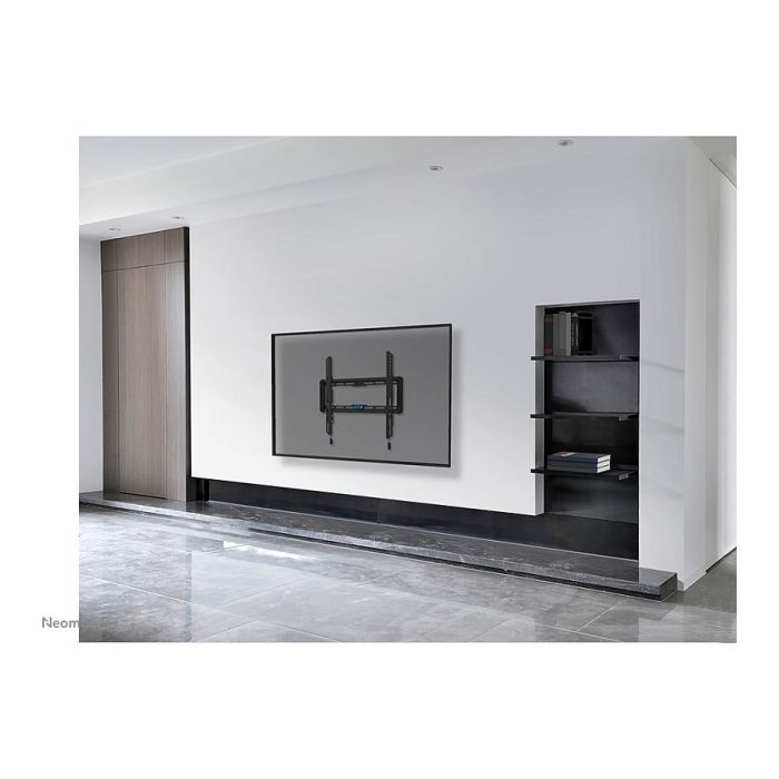 Neomounts WL30-550BL14 Soporte de Pared Plano para Pantalla, 32-75", Max 50 kg, VESA 100x100-400x400, Instalación Fácil - Negro