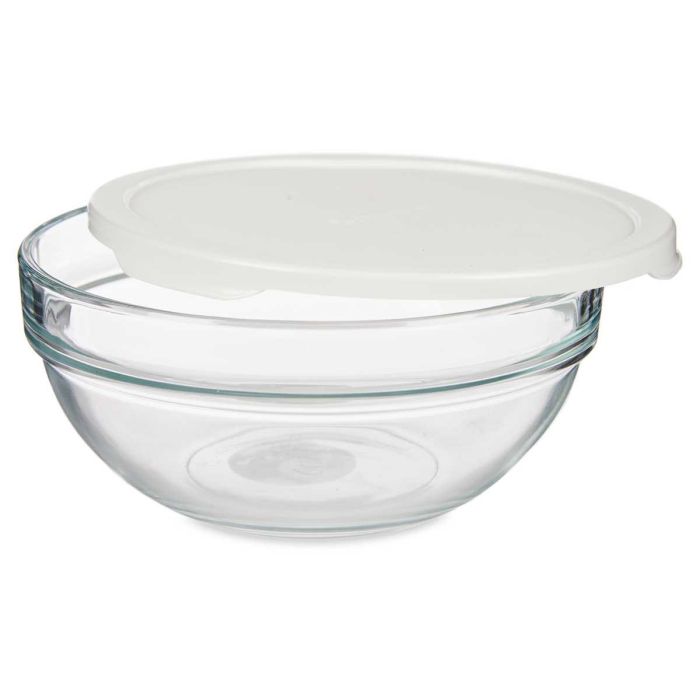 Fiambrera Redonda Chefs Con Tapa Blanca 1135Ml Pasabahce 17X7CM (4 Unidades) 2 Fiambrera Redonda Chefs Con Tapa Blanca 1135Ml Pasabahce 17X7CM (4 Unidades) 2