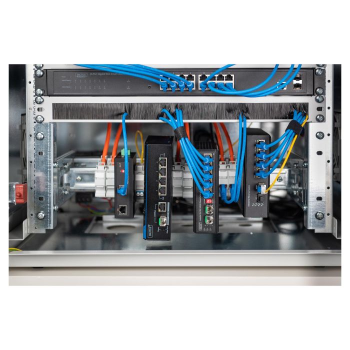 Digitus 4HE 19" Soporte para Carril DIN 4U Acero Galvanizado Plata Digitus 4HE 19" Soporte para Carril DIN 4U Acero Galvanizado Plata