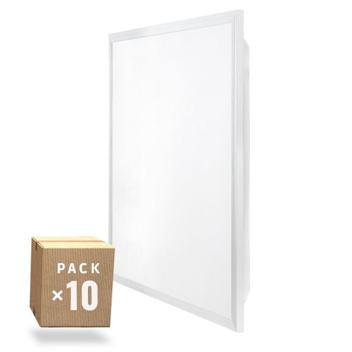 Pack 10 Panel LED 40W 4.400Lm 6000ºK 60x60Cm Enrejado UGR19 40.000H [HO-PG-600x600-40W-CW-PK10]