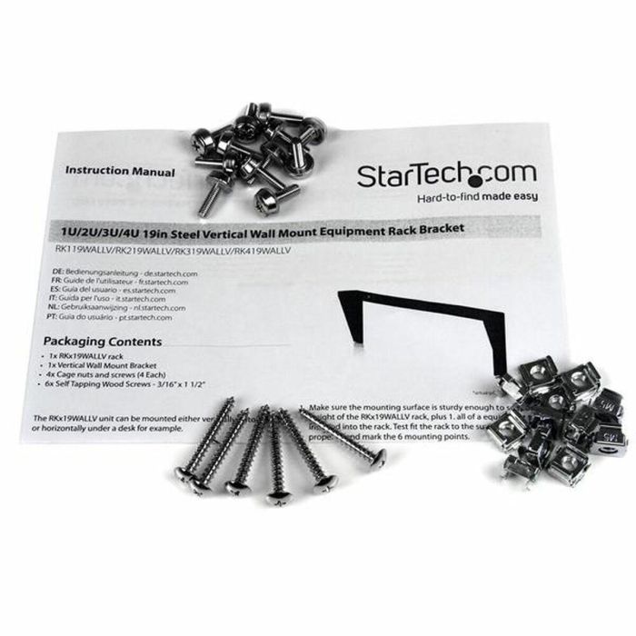 Abrazadera Startech RK419WALLV 1 Abrazadera Startech RK419WALLV 1