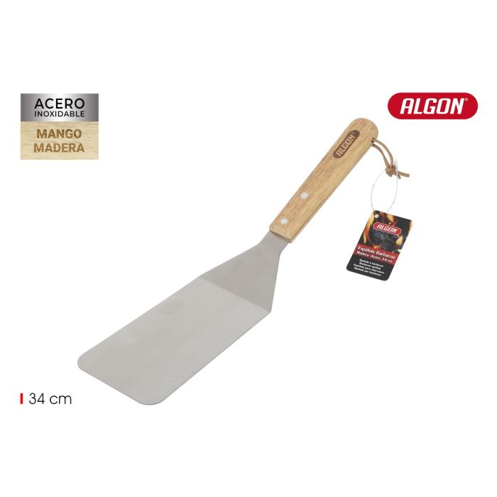 Algon Bbq Espátula para Barbacoa con Mango de Madera 34 cm (12 Unidades) Algon Bbq Espátula para Barbacoa con Mango de Madera 34 cm (12 Unidades)