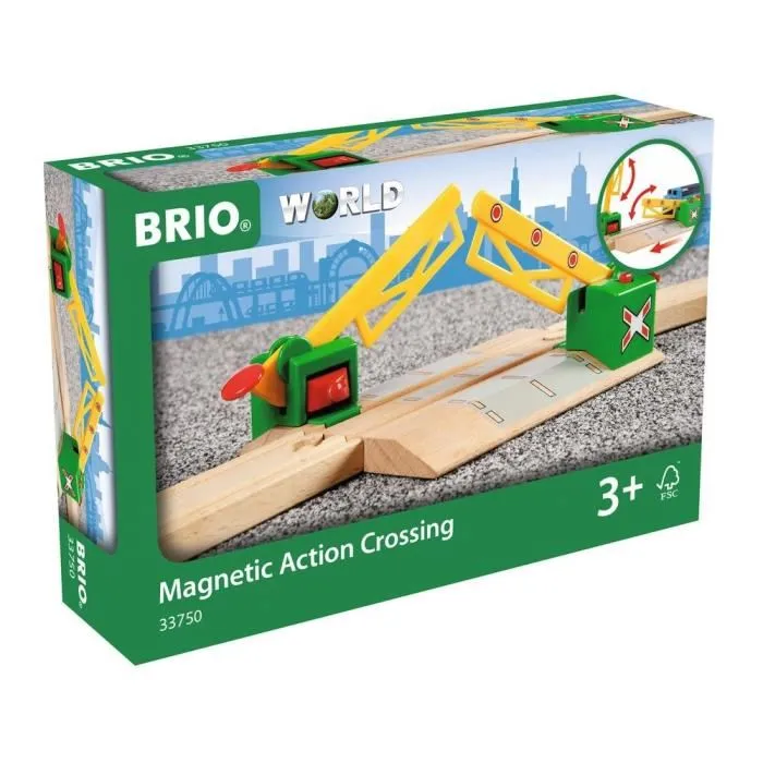 Brio World 33750 Paso a Nivel Magnético para Trenes de Juguete Brio World 33750 Paso a Nivel Magnético para Trenes de Juguete