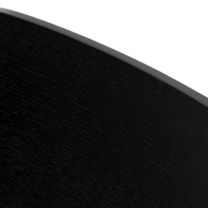 Silla Negro-Blanco Tejido-Metal Salón 49 X 53 X 80 cm