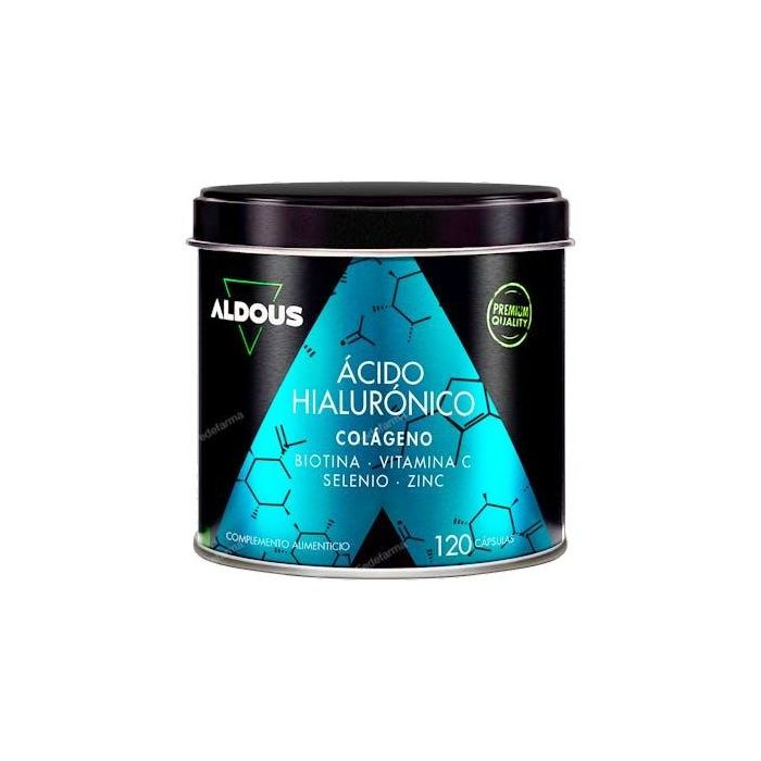 Aldous Bio Colágeno + Ácido Hialurónico, Vitamina C, Biotina, Zinc, Selenio