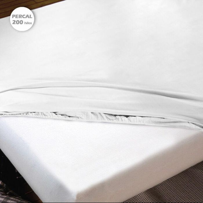 Sábana Bajera Ajustable Hosteline IRIS PREMIUM Blanco Cama de 105 0 Sábana Bajera Ajustable Hosteline IRIS PREMIUM Blanco Cama de 105 0