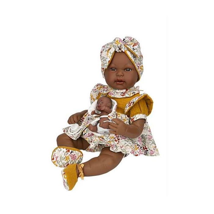 Muñeca elegance 45 cm mies mulato y aran mostaza 16 Muñeca elegance 45 cm mies mulato y aran mostaza 16