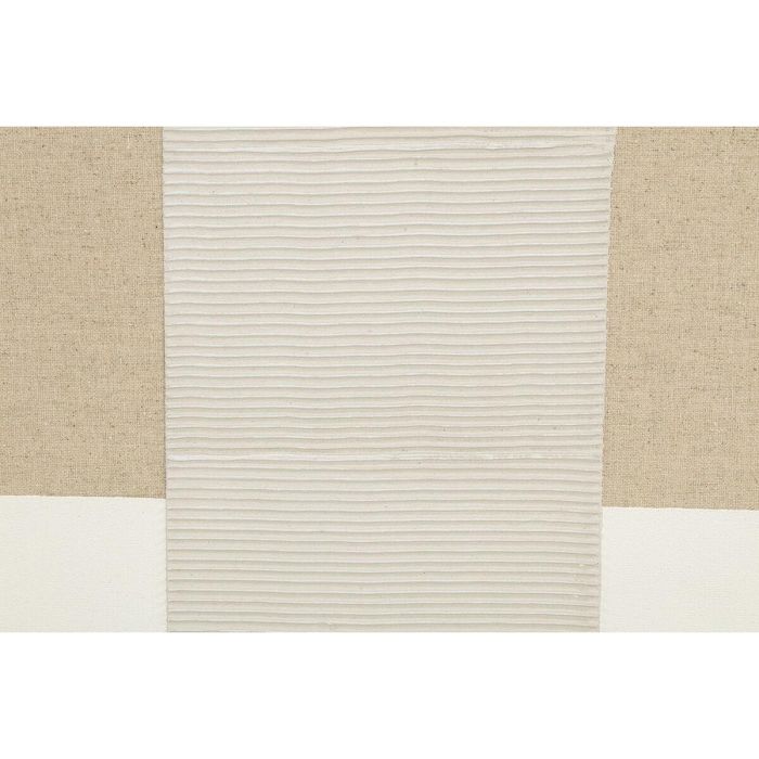 DKD Home Decor Juego de 2 Cuadros Scandi Modernos Beige Blanco de Lino y PS para Decoración de Pared de 90x90x3.8 cm 5 DKD Home Decor Juego de 2 Cuadros Scandi Modernos Beige Blanco de Lino y PS para Decoración de Pared de 90x90x3.8 cm 5
