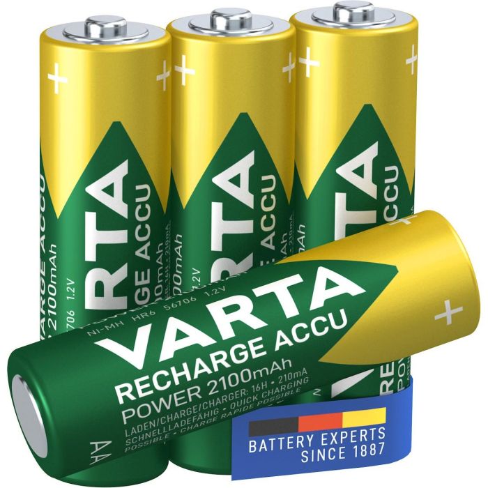 Varta Pilas Recargables Ni/Mh Hr06 Aa 2100Mah Accu Powe 4U VARTA 56706101404