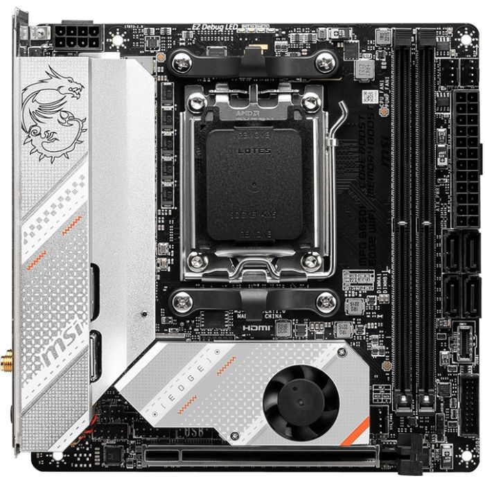 MSI Placa Base MPG B650I Edge WiFi, Socket AM5, Chipset AMD B650, DDR5, Mini-ITX 1 MSI Placa Base MPG B650I Edge WiFi, Socket AM5, Chipset AMD B650, DDR5, Mini-ITX 1