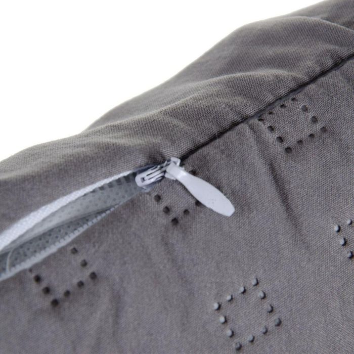 Cojín Gris 60 x 60 cm Cuadrado 1 Cojín Gris 60 x 60 cm Cuadrado 1