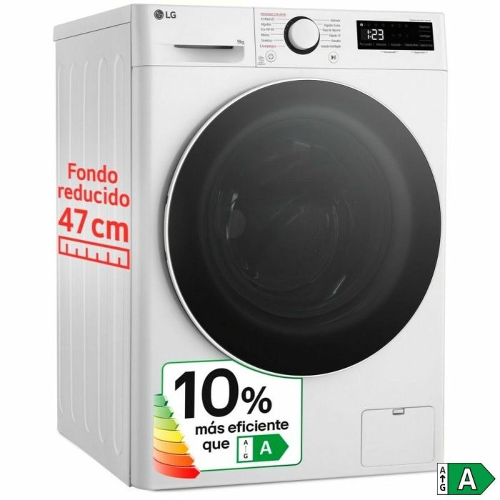 Lavadora LG F2WR5S09A0W 60 cm 1200 rpm 9 kg 2 Lavadora LG F2WR5S09A0W 60 cm 1200 rpm 9 kg 2
