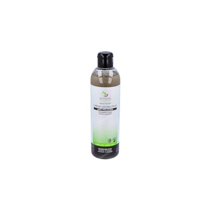 ARMONIA Agua Micelar Urban Protection con Moringa y Carbón para Pieles Grasas y Control de Brillos 300ml
