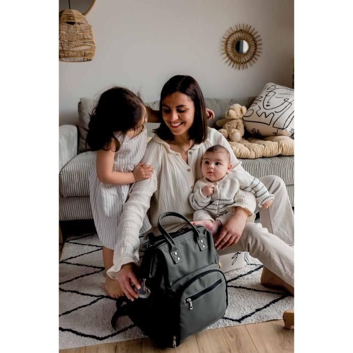 Bolso cambiador TINEO CLASSIC - Forma mochila - Impermeable - Negro 3 Bolso cambiador TINEO CLASSIC - Forma mochila - Impermeable - Negro 3