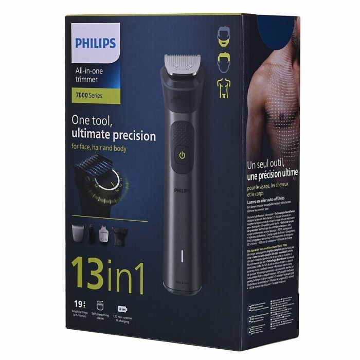 Philips MG7920/15 Serie 7000 Recortador Multiusos 5 W 60 min Carga Rápida 13 Accesorios Gris Oscuro 27