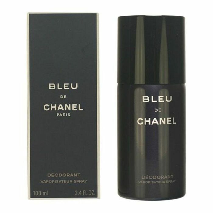 Chanel BLEU Desodorante Spray para Hombre 100 ml - Protección Antisudoración y Mal Olor, Fragancia Amaderada Aromática IL47A