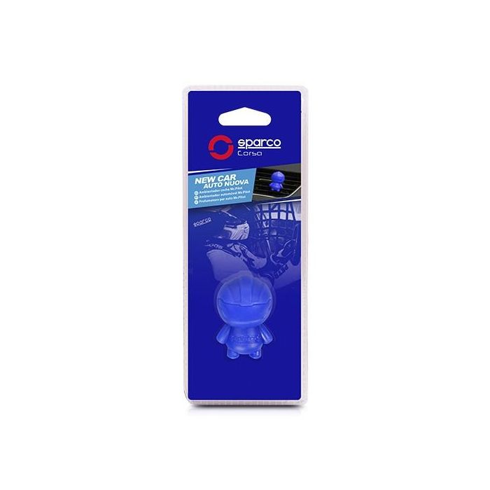 Ambientador para Coche Sparco New Car Piloto Azul (48 mm) 2 Ambientador para Coche Sparco New Car Piloto Azul (48 mm) 2